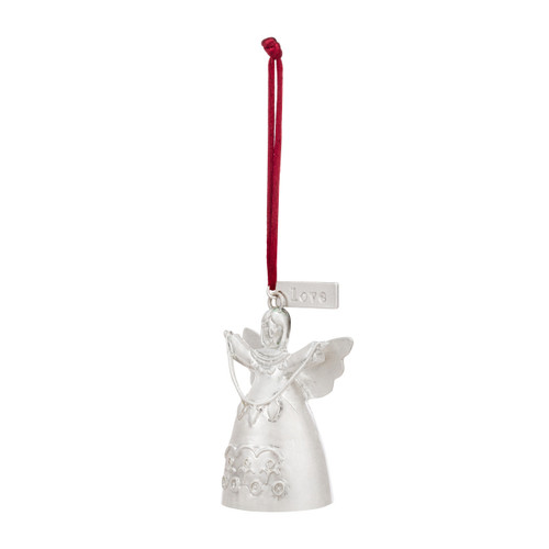 Mini Bell Angel Ornament - Love slide 
