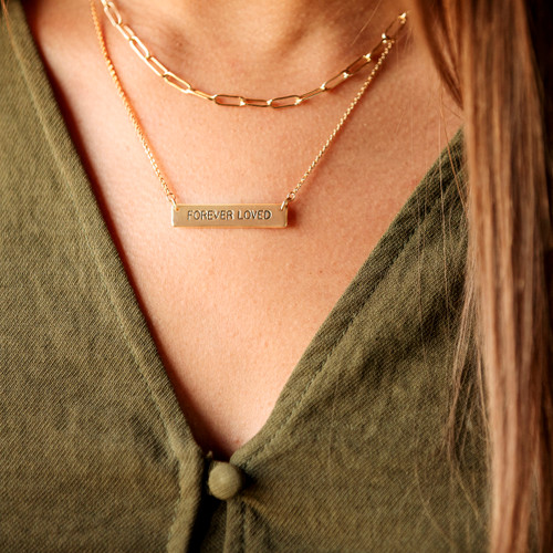 Loving Memories Necklace - Gold slide 