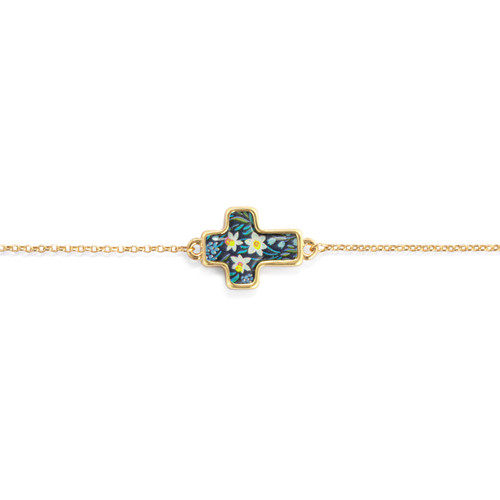 Artful Cross Bracelet - Blessed slide 