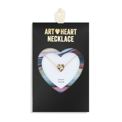 Art Heart Necklace - Forever Friends slide 