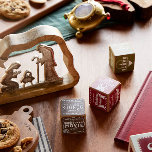 Wood Framed Metal Holy Family slide 