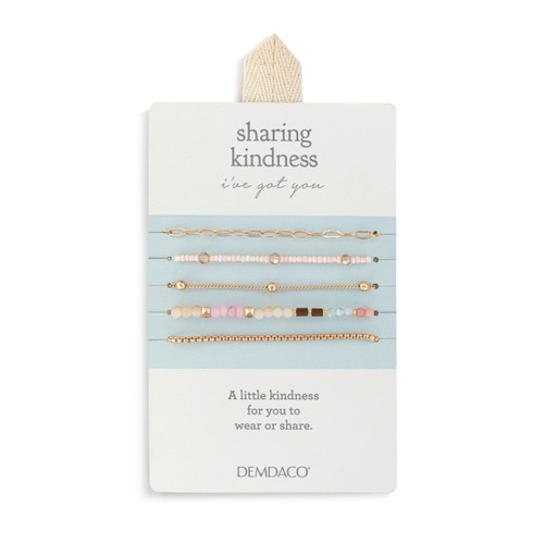 Bracelet Set of 5 - Multicolor Gold slide 