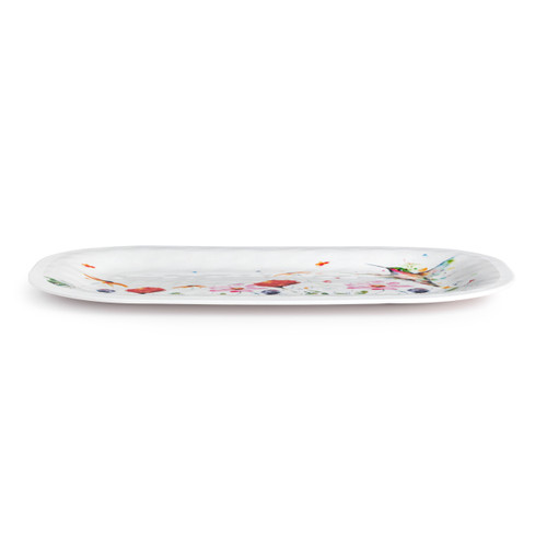 Wildflowers Medium Melamine Rectangular Platter slide 