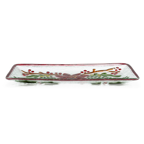 Poinsettia Rectangle Platter slide 