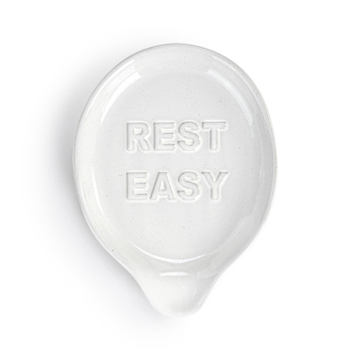 White Rest Easy Spoon Rest slide 