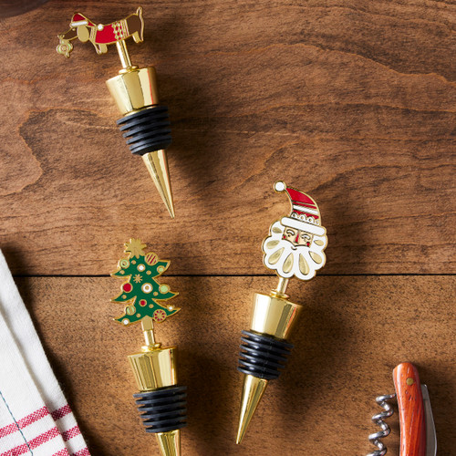 Bottle Stopper - Santa slide 