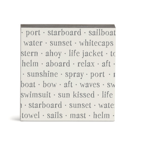 SE Sailing Wall Art - 6"sq. slide 