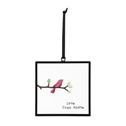 Sharon Nowlan Collection Love From Above Suncatcher 3" x 3" slide 