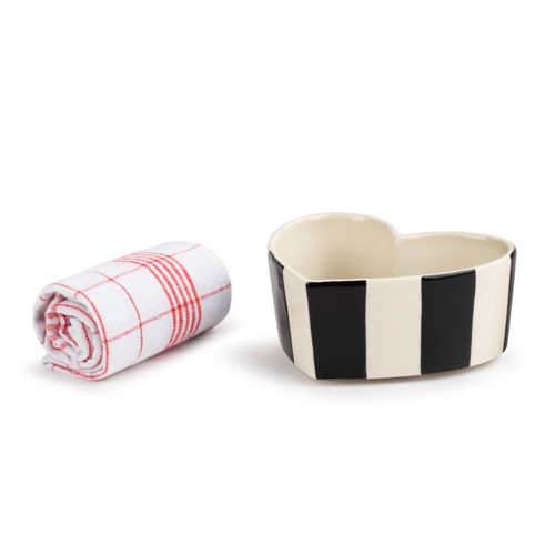 Mini Heart Pan with Towel Set - Red Heart slide 