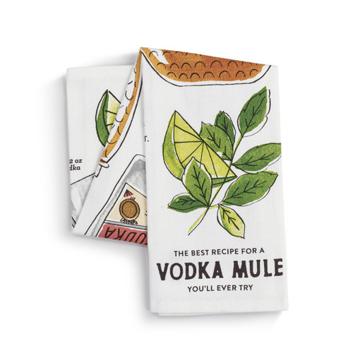 Moscow Mule Cotton Twill Kitchen Towel slide 