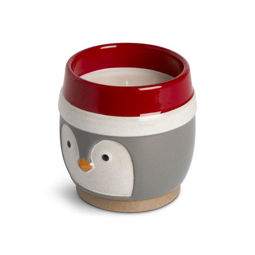 Small Ceramic Penguin Candle slide 