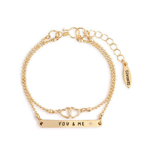 Winnie-the-Pooh You & Me Adjustable Layered Bracelet 7" slide 