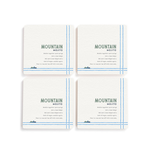 Recipes Mountain Mojito Coasters - S4 slide 