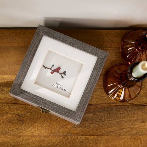 Sharon Nowlan Collection Love From Above Keepsake Box 6" x 6" x 3" slide 