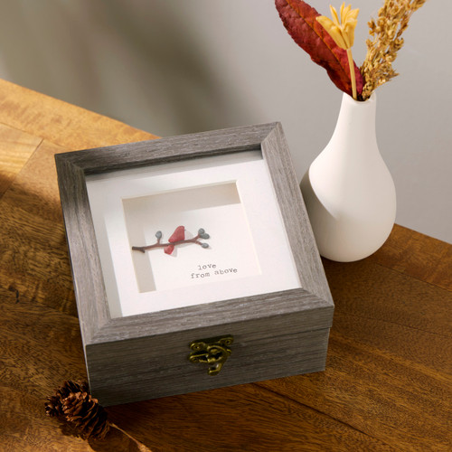 Sharon Nowlan Collection Love From Above Keepsake Box 6" x 6" x 3" slide 