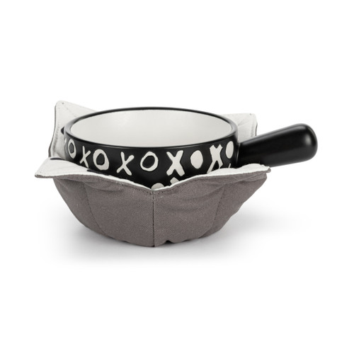 Soup Crock & Bowl Cozy - XO slide 