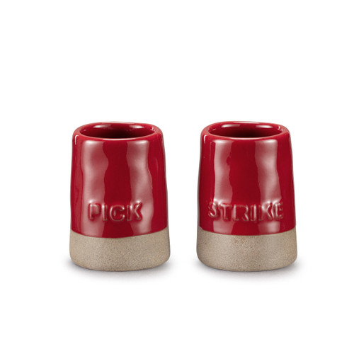 Red Take Your Pick Toothpick Holder & Matchstrike Holder slide 