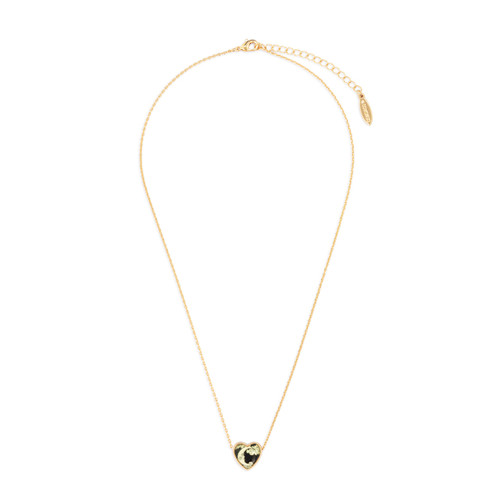 Art Heart Necklace - Moon and Back slide 