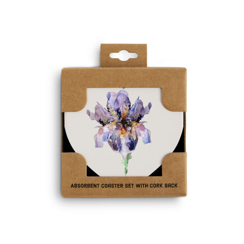 Iris Heart Coaster slide 