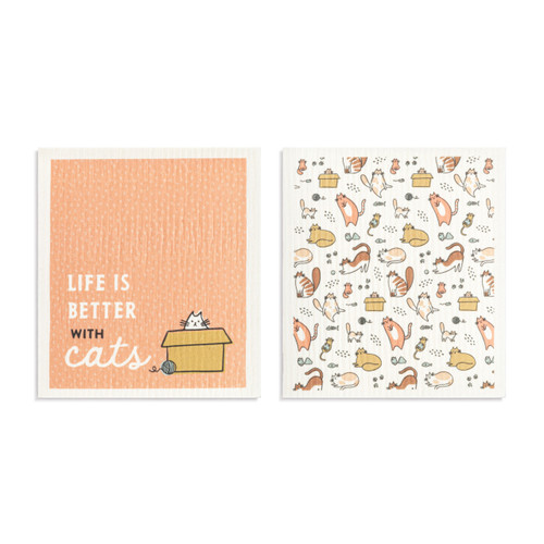 BioDishCloths Set of 2 - BetterWithCats slide 