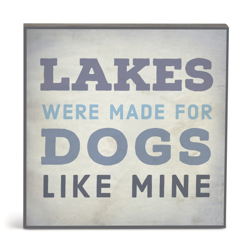 Dogs Like Mine Wall Art - 10"sq. slide 