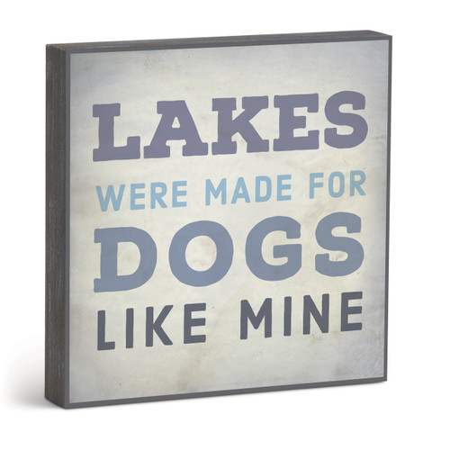 Dogs Like Mine Wall Art - 10"sq. slide 