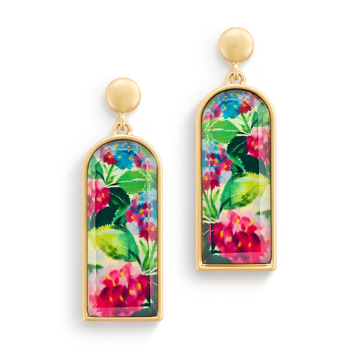 ArtLifting Earrings - Hydrangea Ajisai slide 