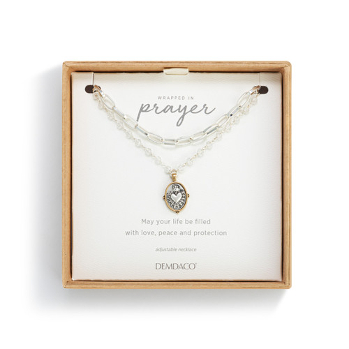 Sacred Heart Necklace - Silver slide 