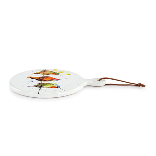 Hummers on a Wire Mini Ceramic Serving Board slide 