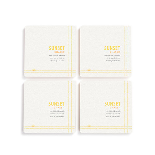 Recipes Sunset Chaser Coasters - S4 slide 