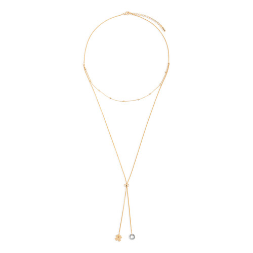 Lariat Charm Necklace - XOXO slide 
