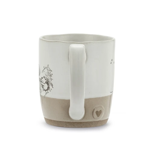 Winnie-the-Pooh Tan & White Stoneware Helping Hands Mug 14oz slide 