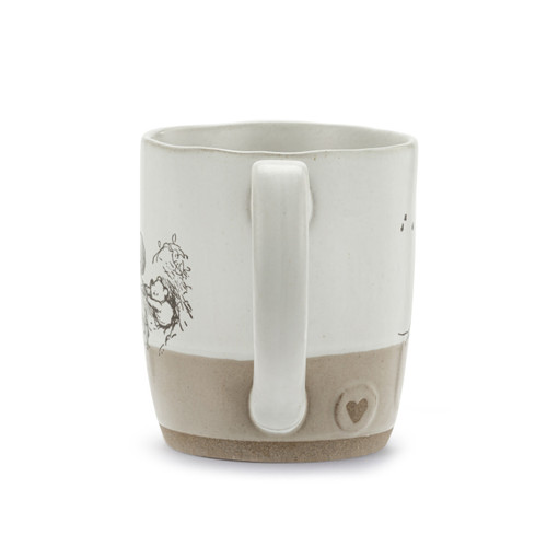Winnie-the-Pooh Tan & White Stoneware Helping Hands Mug 14oz slide 