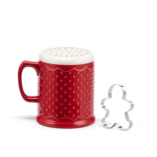 Bakin' and Shakin' Ceramic Powdered Sugar Shaker slide 