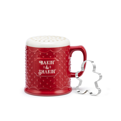 Bakin' and Shakin' Ceramic Powdered Sugar Shaker slide 