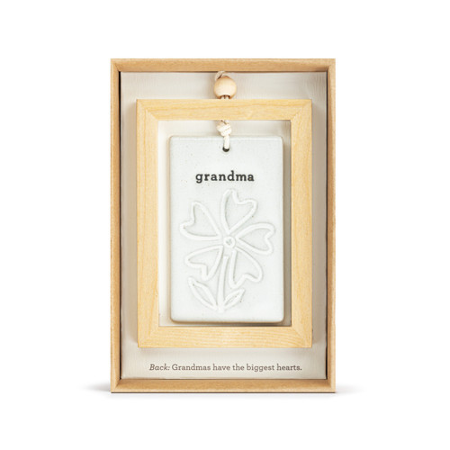 Grandmas Hearts Framed Hanging Plaque slide 