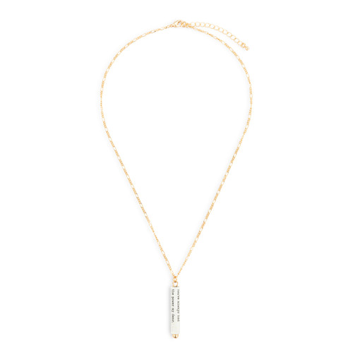 Learn for Yourself Quote Necklace slide 