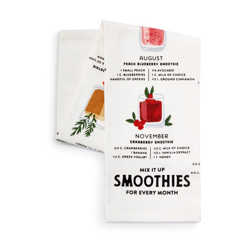 Smoothie of the Month Cotton Twill Kitchen Towel slide 