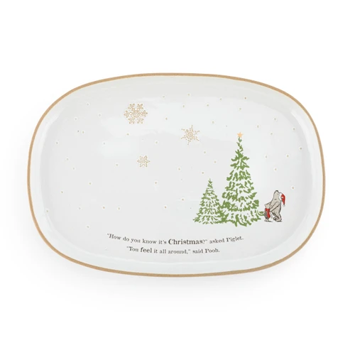 Christmas All Around Ceramic Oval Platter slide 