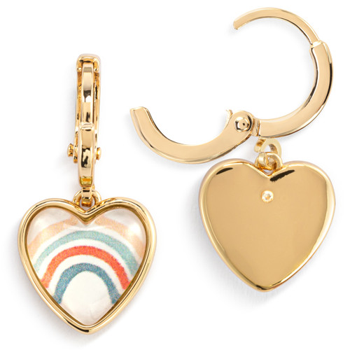 Art Heart Earrings - Dream Big slide 