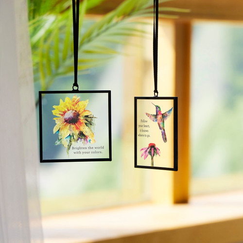 Hummers on a Wire Suncatcher slide 