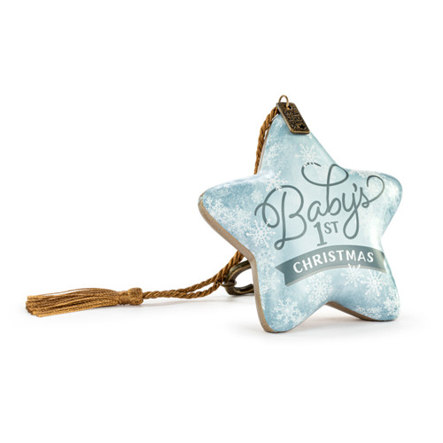 Baby's First Christmas Art Star slide 