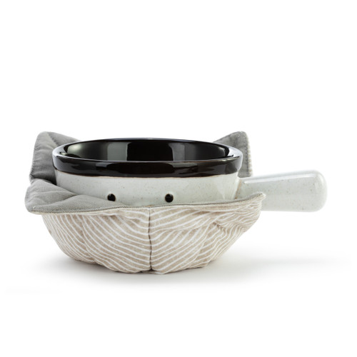 Snowman Soup Crock and Bowl Cozy slide 