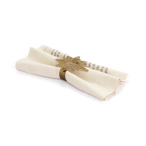 Star of Bethlehem Napkin Rings - Set of 4 slide 
