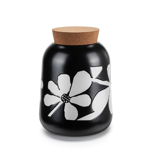 Bold Floral Medium Cork Lid Canister slide 