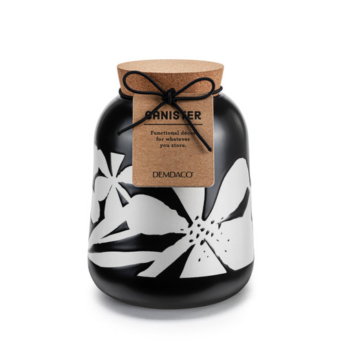 Bold Floral Medium Cork Lid Canister slide 