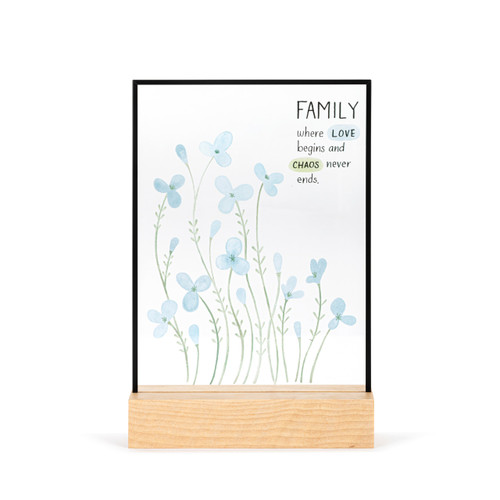 Family Love & Chaos Large Suncatcher slide 