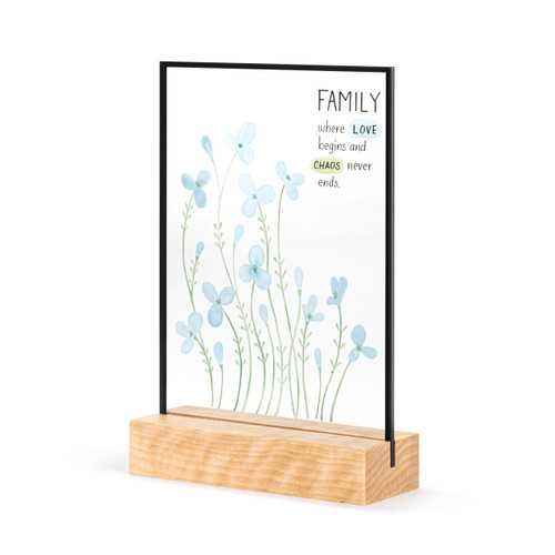Family Love & Chaos Large Suncatcher slide 