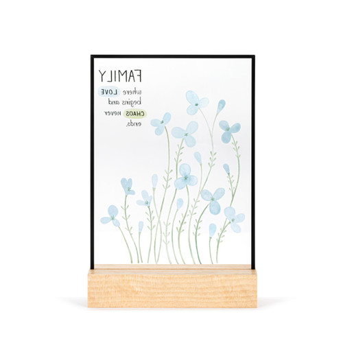 Family Love & Chaos Large Suncatcher slide 