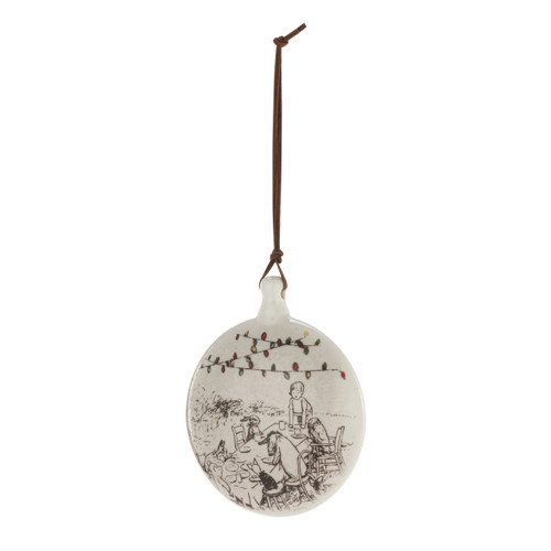 Friends at the Table Disc Ornament slide